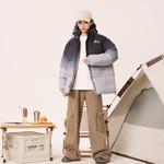 Пуховик Unisex CSKS, серый (comes with plaid inner sweatshirt) - фото 6