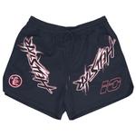 Шорты Hellstar Waxed Nylon Athletic Shorts, черный - фото