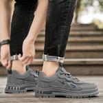 Кеды мужские, обувь для скейтбординга низкая черный Binary - фото 5