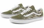Кроссовки old skool 'peace paisley - grape leaf' Vans, зеленый - фото 2