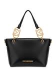 Сумка-шоппер с логотипом Love Moschino, черный - фото