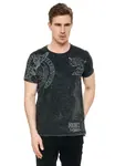 Футболка Rusty Neal с эффектным принтом, антрацит - фото