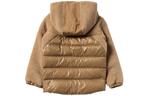 Детская утепленная куртка Moncler, бежевый - фото 4