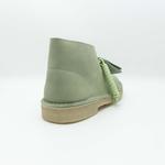 Ботинки дезерты мятные Clarks, зеленый - фото 4