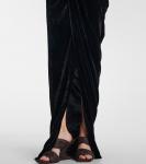 Платье с рюшами Rick Owens, черный - фото 6