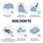 Плюшевое одеяло с электроподогревом Serta, серый - фото 9