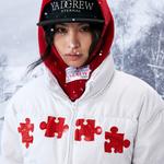 YADcrew Унисекс пуховик, White - фото 7