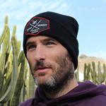 SURF MONKEY Вязаная шапка-бини Один размер (черная) - фото 3