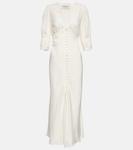 Платье макси Bridal Simone с вышивкой RIXO, белый - фото