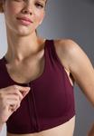 Бюстгальтер Even&Odd active MEDIUM SUPPORT BRA WITH ZIP UP FRONT & ADJUSTABLE STRAPS, Bordeaux - фото 5