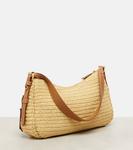 Сумка через плечо Aimée Large с крючком Prada, Neutral - фото 4