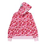 Худи BAPE ABC Camo 2nd Ape Pullover Hoodie, Pink - фото
