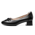 Туфли на высоком каблуке женские черный Aokang - фото