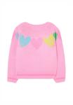 Джемпер OVS REGULAR FIT PULLOVER WITH HEART MOTIFS, Yellow/Pink/Light Pink - фото 2