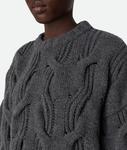 Wool sweater BOTTEGA VENETA, антрацит - фото 4