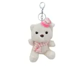 Плюшевый кулон в виде мишки с шарфом, высота 12 см MIC RABBIT - фото 7