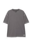 Футболка PULL&BEAR WITH CONTRAST SEAMS, Dark Grey - фото 9