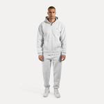 SMILODOX Мужская толстовка с капюшоном на молнии Ilyas Gray Melange - фото 3