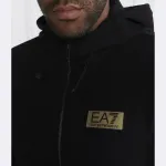 Толстовка обычного кроя Ea7, черный - фото 4