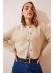 Кардиган Happiness Istanbul, бежевый - фото 2