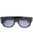 TOM FORD Eyewear солнцезащитные очки 'Tom N2', черный - фото