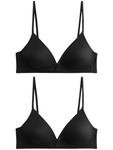 Треугольный бюстгальтер Next, черный - фото