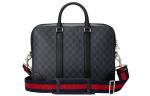 Сумка gg supreme briefcase 'black' Gucci, черный - фото 4