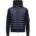 Стеганая куртка на молнии Moncler, синий - фото