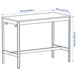 Подстолье для столешницы IKEA, 139x69x102 см, бежевый - фото 2