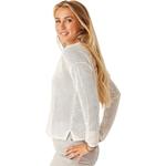 Сетчатый пуловер zella Carve Designs, цвет cloud - фото 2