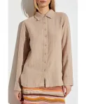 Рубашка Тины Melissa Odabash, бежевый - фото 3