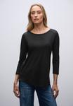 Топ Street One Long sleeved top, Schwarz/Black - фото 3