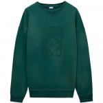 Обычный свитшот LOEWE, темно-зеленый - фото 3