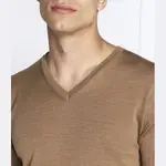 Шерстяной свитер обычного кроя Oscar Jacobson, коричневый - фото 4