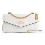 COACH Кожаный конверт клатч через плечо - фото