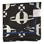 Vivienne Westwood Шелковый  шарф Unisex Black - фото