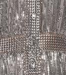 Цепочное платье-миди на бретелях-хомуте Rabanne - фото 4