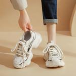 Кроссовки AGSDON Chunky Sneakers Women's Low-Top, бежевый - фото 18