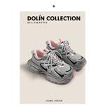 Кроссовки DOLIN COLLECTION Chunky Sneakers Women's Low-top, белый - фото