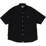 Bape One Point Oxford S/S рубашка A BATHING APE, Bgx-Apricot - фото 6