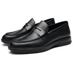 SAINT ANGELO Лоферы мужские черные - фото