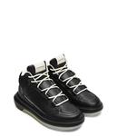 Кожаные кроссовки Emporio Armani, черный - фото 3