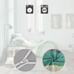 Постельное белье зеленое 1x 200x200 см + 2x 80x80 см Erwin Müller - фото 6