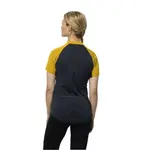 Футболка Jack Wolfskin Morobbia FZ, черный/желтый - фото 2