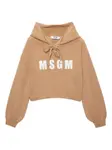Свитер Msgm, коричневый - фото