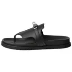 HERMES Женские шлепанцы Empire, черные - фото