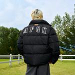 Пуховик унисекс AFGK, экрю - фото 5