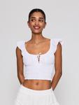 Топ Bershka, White - фото 2