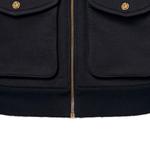 Куртка мужская Louis Vuitton на молнии, черный / бронзовый - фото 5