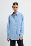 Блуза adL Button-down blouse, Striped Blue/Blue - фото